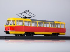 Tram Tatra T3SU bright-yellow-red 1:43 Start Scale Models (SSM)