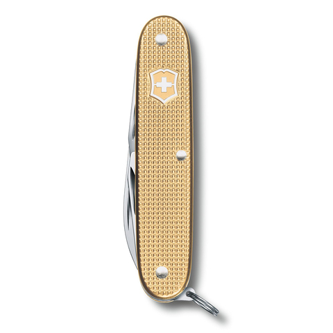 Нож Victorinox Alox Pioneer, 93 мм, 8 функций, золотистый (подар. упаковка)