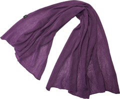 Прямоугольный шарф - палантин сиреневого цвета