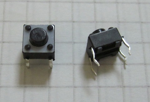 Микрокнопка 6х6х1,5 мм 4pin