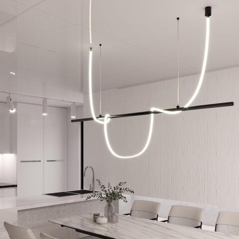 359133 KONST NT23 000 черный Светильник светодиодный IP20 LED 4000K 38W 170-265V 3800Лм RAMO