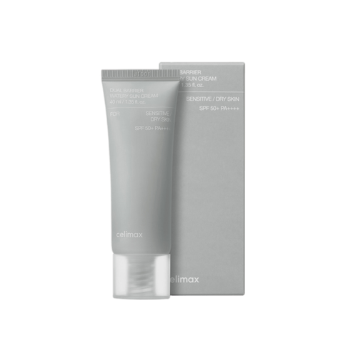 Celimax Dual barrier watery sun cream SPF50+ PA++++ Крем солнцезащитный для сухой кожи