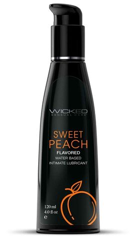 Лубрикант с ароматом спелого персика Wicked Aqua Sweet Peach - 120 мл. - Wicked 90384