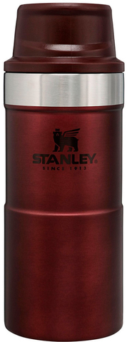 Картинка термостакан Stanley classic 0.35l one hand 2.0 Бордовый - 1