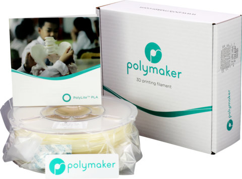 Пластик для 3D-принтера PolyMaker PolyLite PLA, 1.75 мм, 1 кг, Натуральный