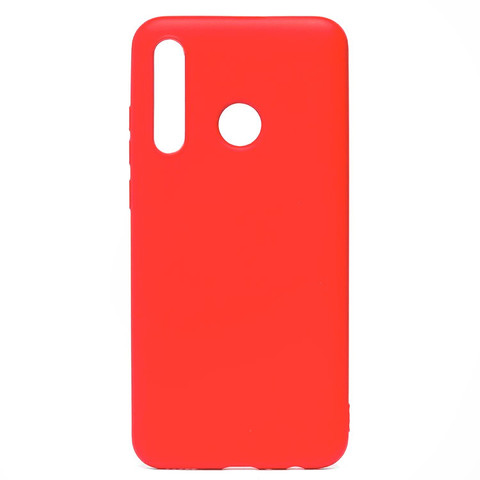 Чехол для Huawei Honor 10i/20e Софт тач мягкий эффект / микрофибра красный