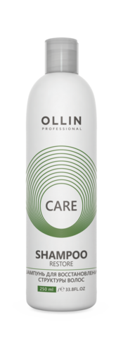 OLLIN care шампунь для восстановления структуры волос 250мл/ restore shampoo