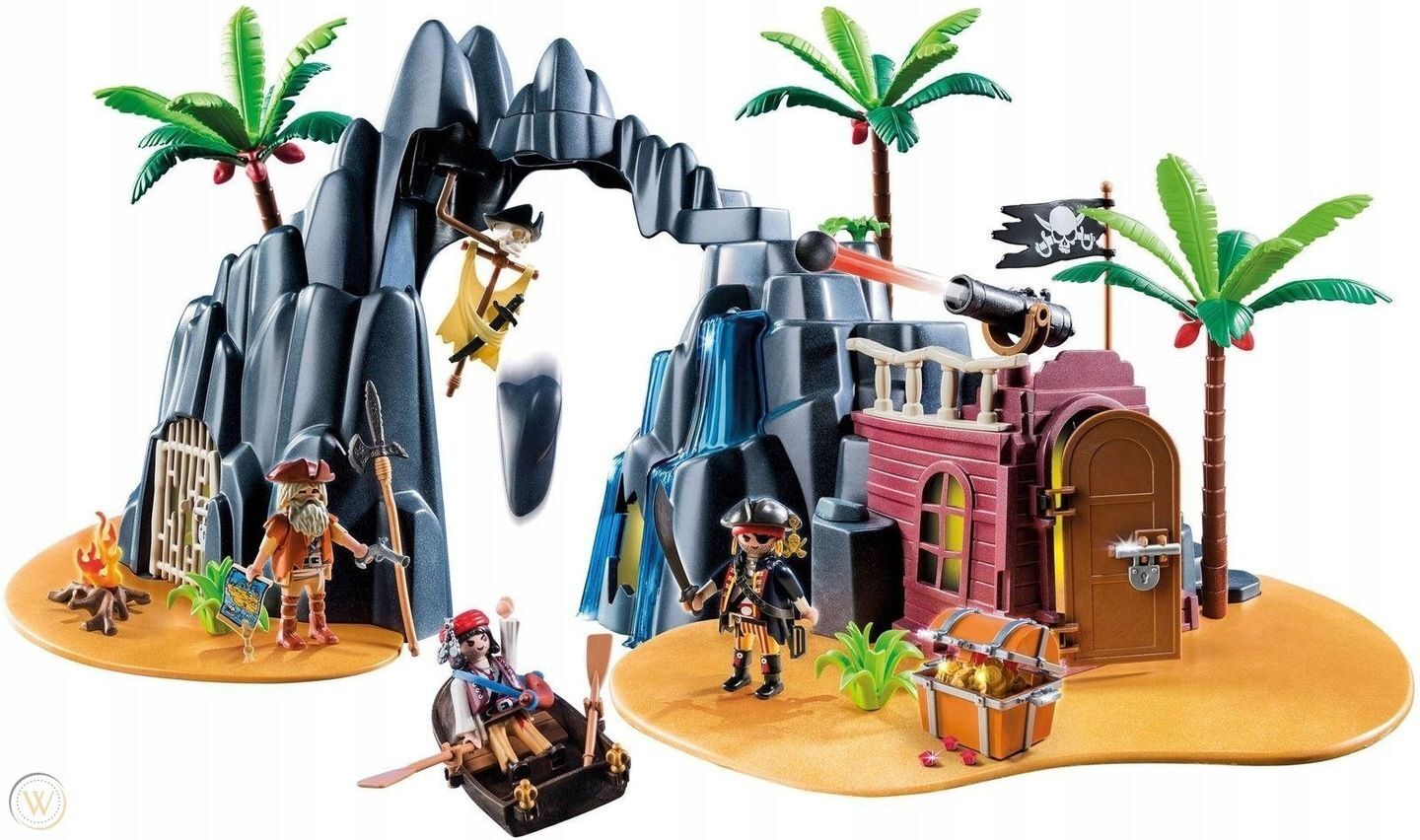 Конструктор Playmobil Pirates 6679 Остров пиратских сокровищ купить в  Москве | Доставка по России.