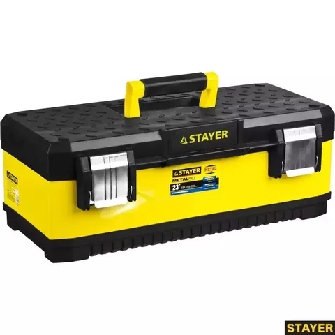 STAYER METALPro, 584 х 289 х 222 мм, (23?), Металлический ящик для инструментов, Professional (2-38011-21.5)