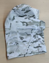 Маска балаклава для лица универсальная на флисе полумаска унисекс цвет арктик