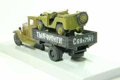 ZIS-12 Rear-front! GAZ-67 in body LOMO-AVM 1:43