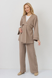 Костюм для беременных 18236 какао меланж