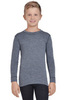 Терморубашка из шерсти мериноса Norveg Soft Teens Grey Melange детская