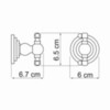 WasserKRAFT Isar K-7323D (ранее К-7323) Крючок двойной