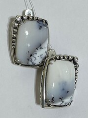 Доминика (серьги из серебра)