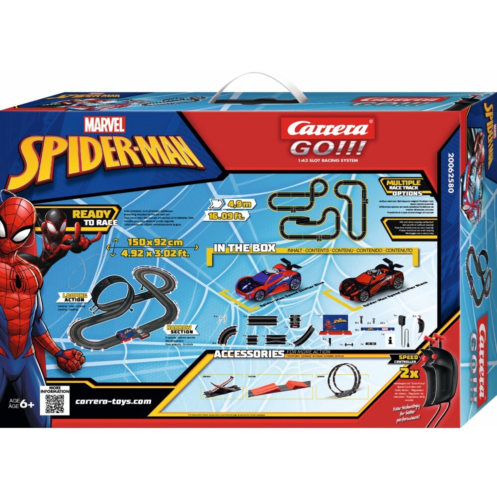 Spider man carrera racing system clearance