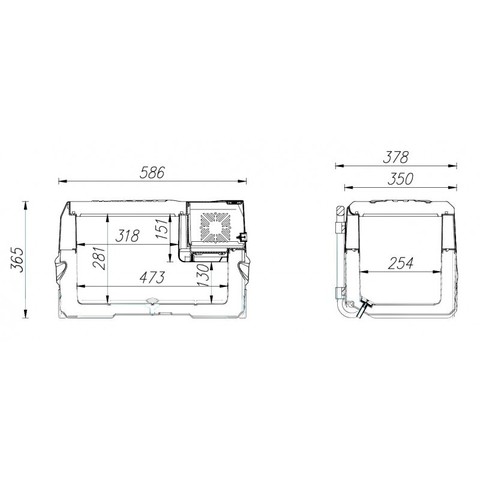 Компрессорный автохолодильник Alpicool CX30-S (30 л.) 12-24-220В