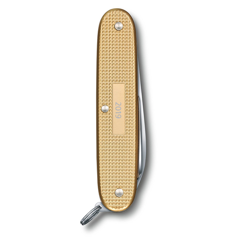 Нож Victorinox Alox Pioneer, 93 мм, 8 функций, золотистый (подар. упаковка)