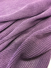 Прямоугольный шарф - палантин сиреневого цвета