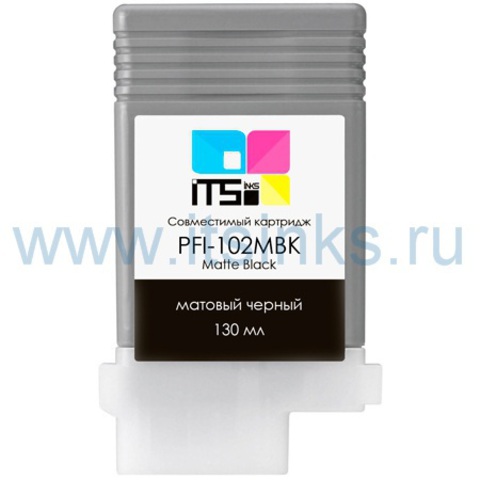 Картридж PFI-102MBK 130 мл