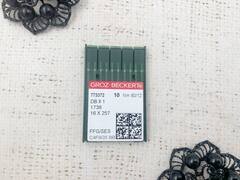 Игла промышленная, тонкая колба трикотаж 80/12 1738FFG, 10 игл