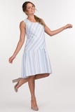Платье для беременных 09613 голубой
