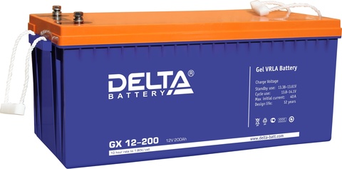 Аккумулятор тяговый DELTA GX 12-200 Xpert