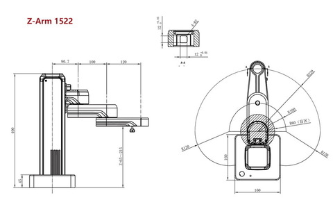 Учебный роботизированный манипулятор HITBOT Z-Arm 1522