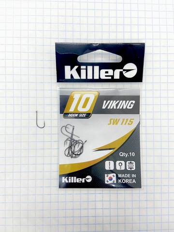 Крючок KILLER VIKING № 10 продажа от 10 шт.