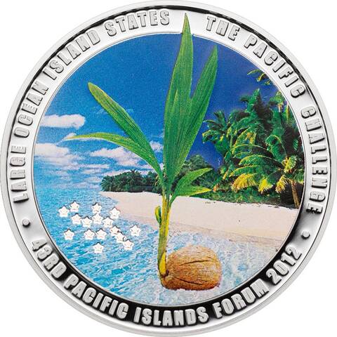 Острова Кука 2012, 5 долларов, серебро. Тихоокеанский форум