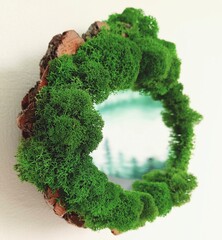 Панно с мхом настенное