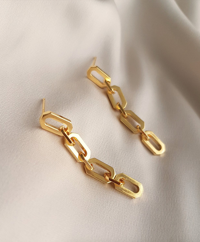 Серьги Chain