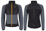 Элитная Тёплая Лыжная Куртка Noname Hybrid 22 UX Black-Grey-Gold мужская