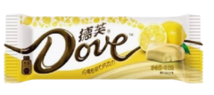 Белый шоколад Dove со вкусом лимона