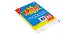 Пакеты С РУЧКАМИ в стопе Крепак 20 литров - 20 штук