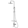 Lemark LM11362C Смеситель Lemark Ortus для ванны и душа с регулируемой высотой штанги и верхней душевой лейкой "Тропический дождь" (LM11362C)