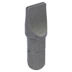KING TONY (102508S2) Вставка (бита) торцевая 1/4", L = 25 мм, Slotted, SL8.0 х 1.6 мм