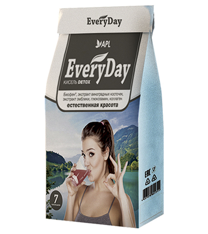 Кисель EveryDay DETOX с очищающим комплексом и Биофеном для вашей красоты