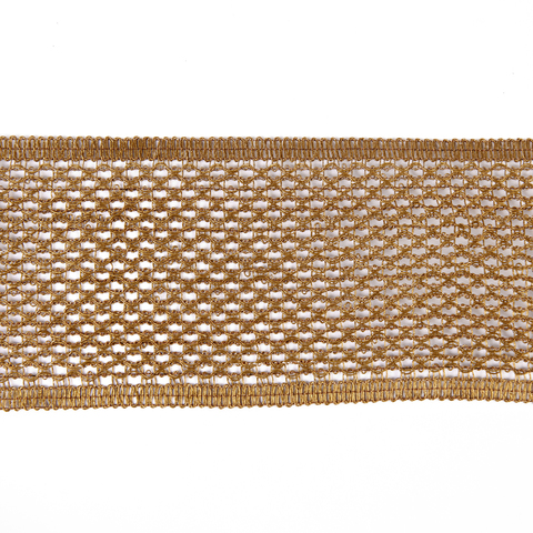 УПАКОВОЧНАЯ ДЕКОР ЛЕНТА METALLIC LACE GLD