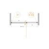 Cezares URBAN-B-12-150-C-CR Душевая дверь