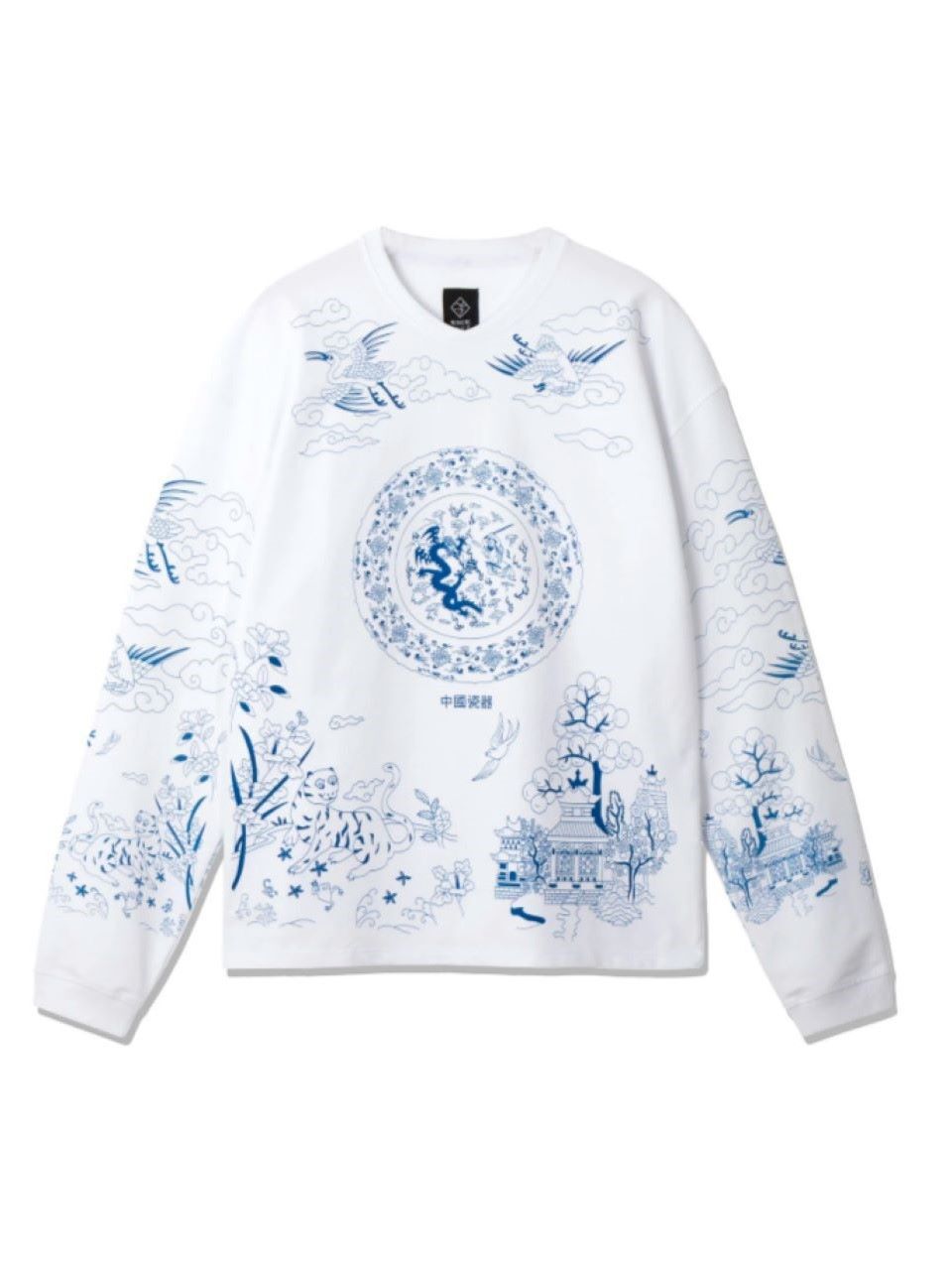 CHINESE PORCELAIN LONGSLEEVE белый