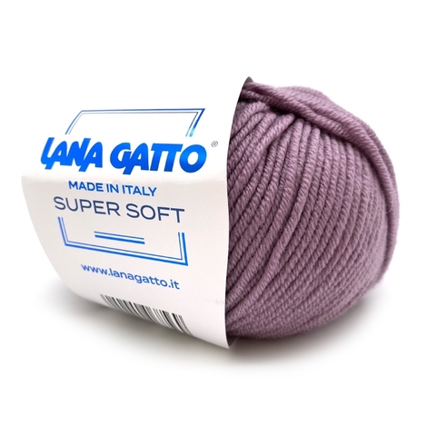 Пряжа Lana Gatto Supersoft 12940 виноградный