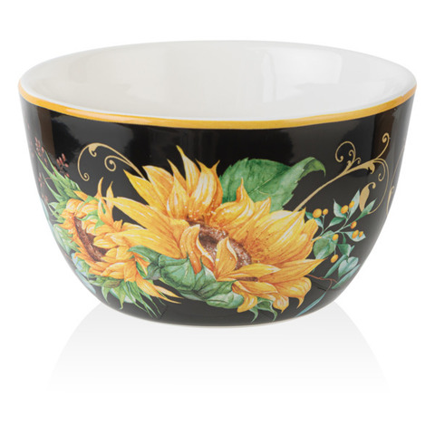 Салатник индивидуальный 13см Certified Int. Подсолнухи