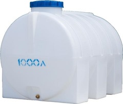 Ёмкость пластиковая пищевая АКПОЛ 1000 л. горизонтальная (136x96x112см;29кг;белый) - арт.555023