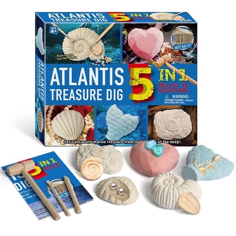 5 in 1 Atlantis Treasure Dig Kit