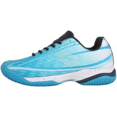 Женские теннисные кроссовки Lotto Mirage 300 Clay W - blue bay/all white/navy blue