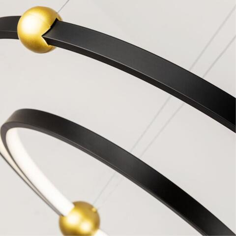 Подвесная светодиодная люстра Divinare AMADEO 1123/04 SP-65