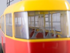 Tram Tatra T3SU bright-yellow-red 1:43 Start Scale Models (SSM)