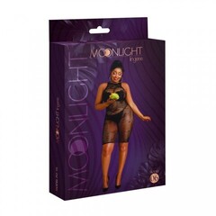 Сексуальное платье-сетка от Moonlight модель № 06 черное (plus size)