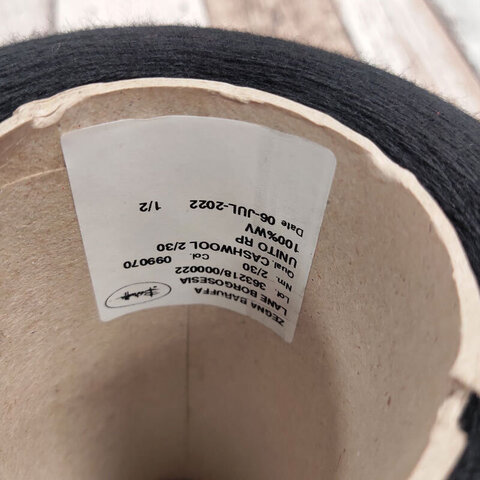 Меринос ZEGNA BARUFFA CASHWOOL 2/30 черный